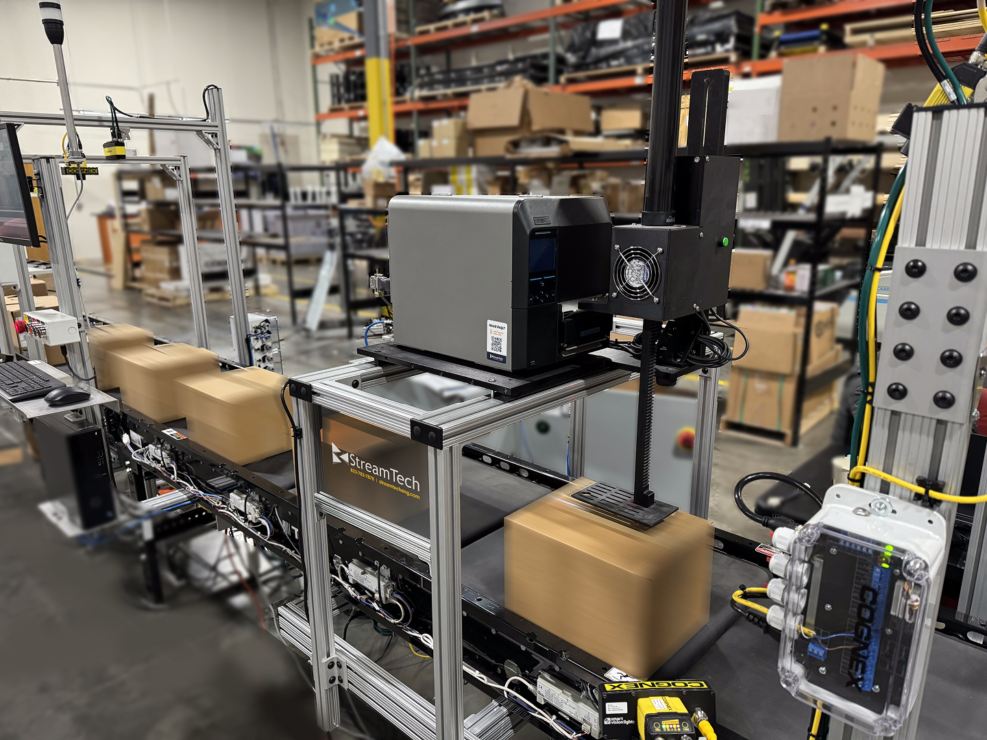 An automated labeling machine