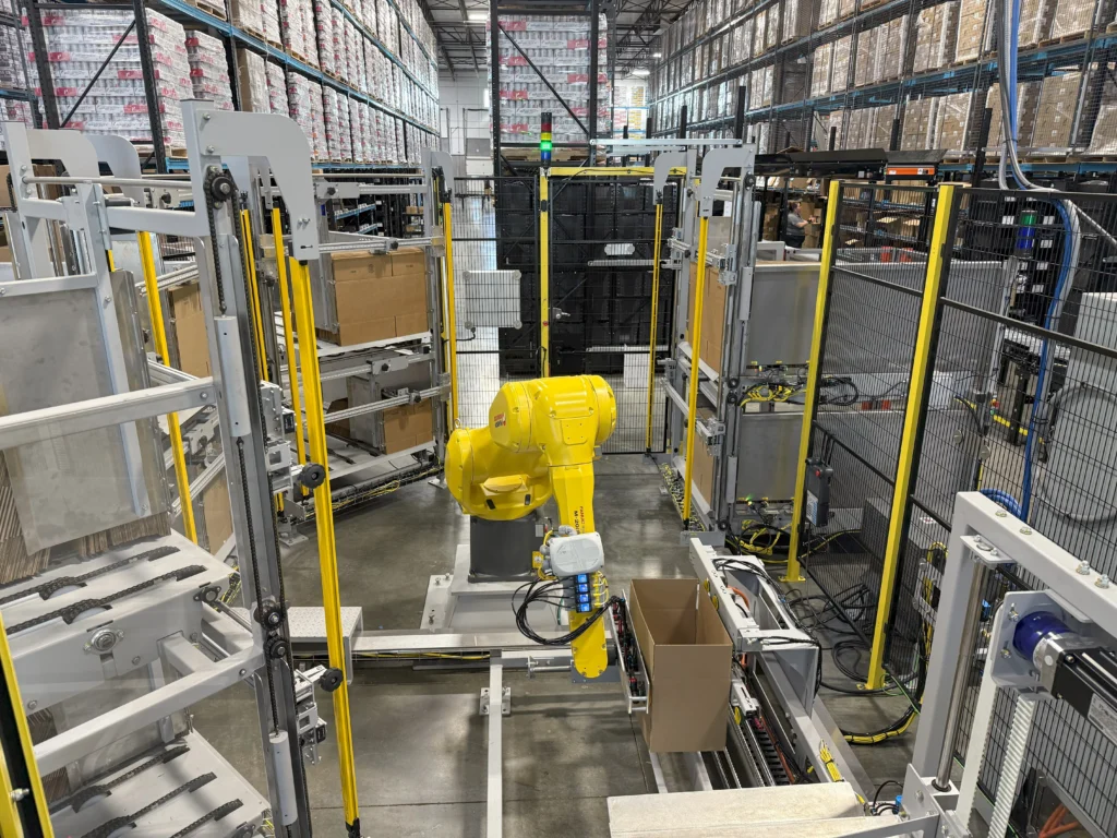 Random robotic carton erector