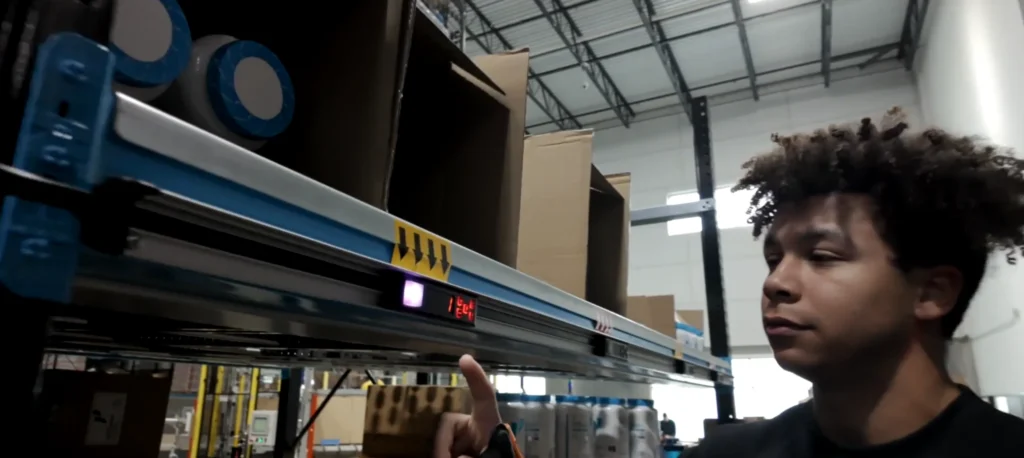 A man doing a warehouse project assessment